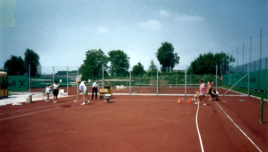 Bau Clubhaus 90er