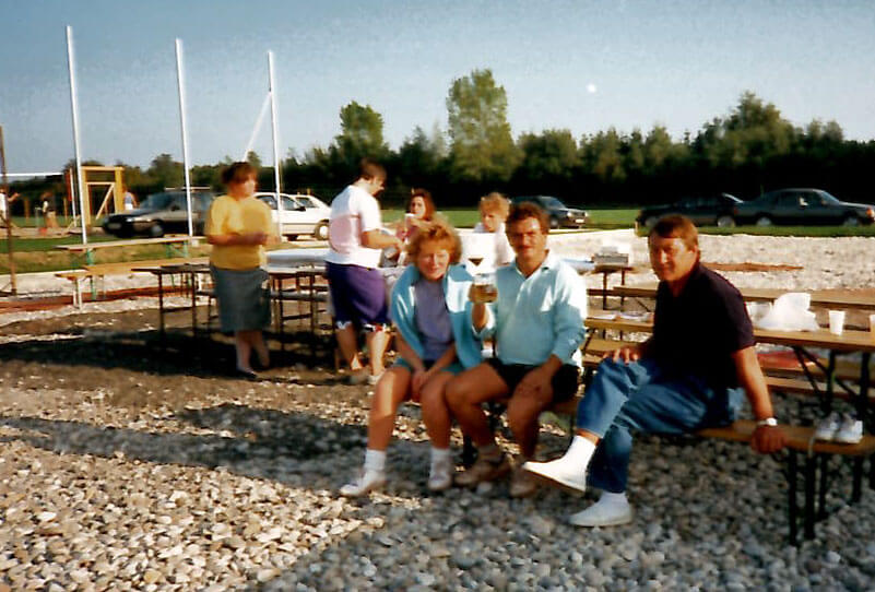 Bau Clubhaus 90er